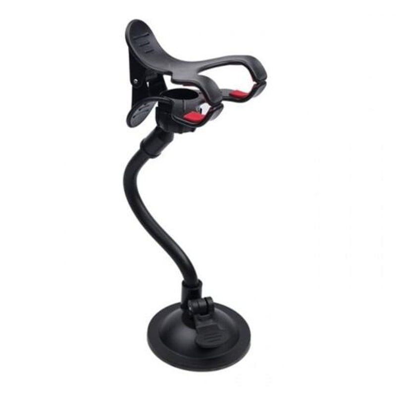 Universal Sucked Type Windshield Car Phone Holder Black Mounts & Holders