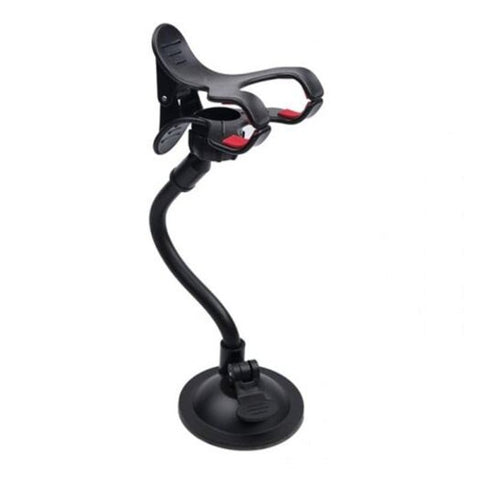 Universal Sucked Type Windshield Car Phone Holder Black Mounts & Holders