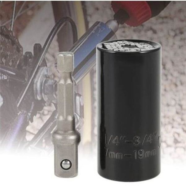 Universal Torque Socket Wrench Grip Drill Adapter Sleeve Green Socket Wrenches