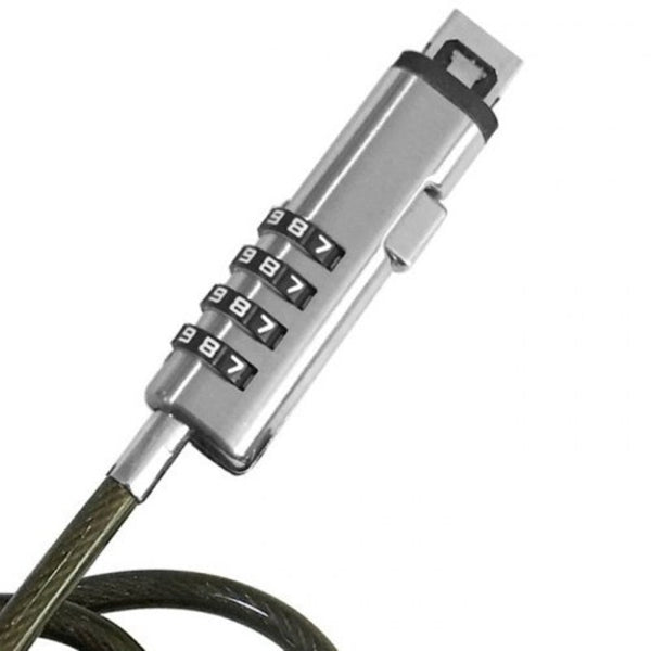 Universal Usb Interface Laptop Lock Silver Anti Theft Locks & Kits
