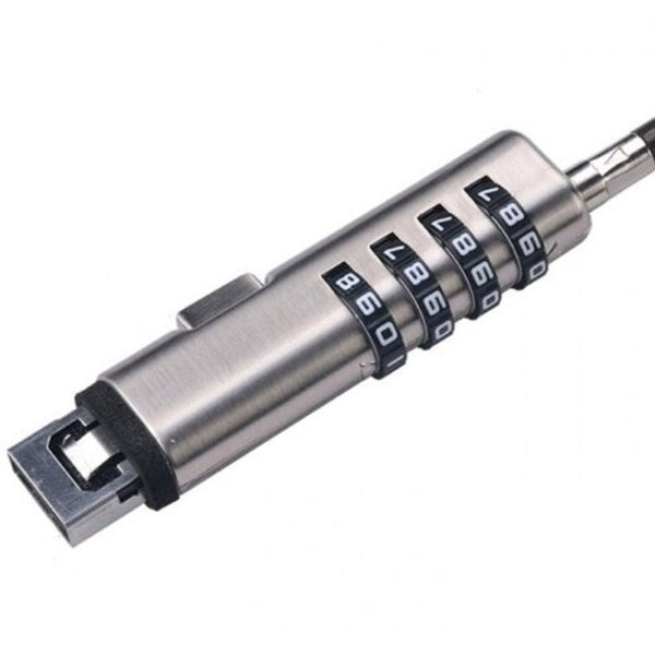 Universal Usb Interface Laptop Lock Silver Anti Theft Locks & Kits