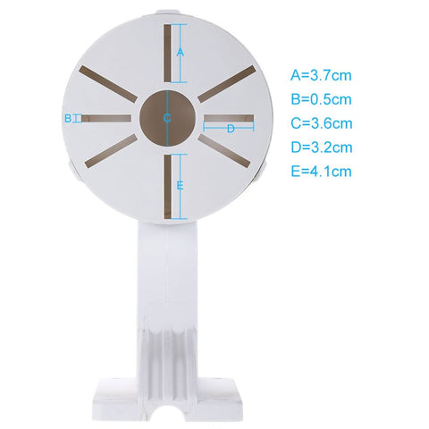 Universal Wall Mount Hanging Plastic Bracket For Cctv Dome Camera Waterproof Multiple Hole Sites Suit Different Size Security Cameras