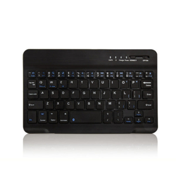 Universal 7 Inchultra Thin Mini Rechargeable Wireless Bluetooth Keyboard Compatible With Three Systems Black Keyboards