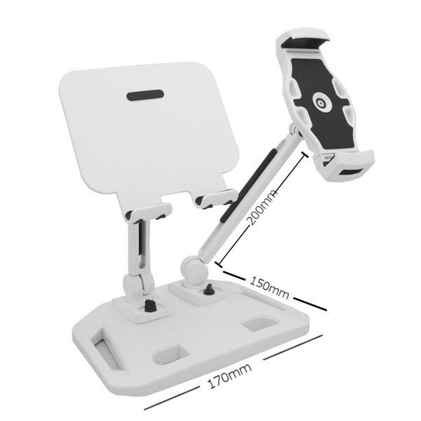 Universal And Double Arm Stand Holder White Mounts & Holders