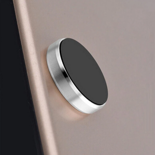 Universal Magnetic Car Phone Holder Metal Sticker Support Gps Light Gray
