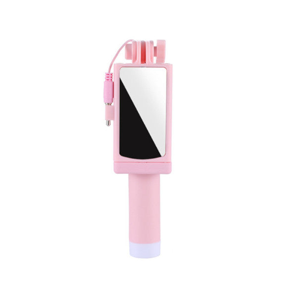 Universal Mini Selfie Stick Handheld Smart Phone Camera Pink Selfie Sticks