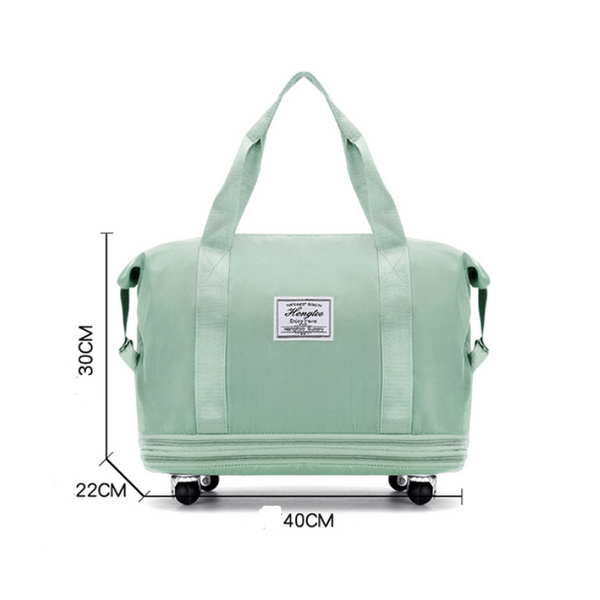 New Universal Wheel Travel Bag With Double-Layer Dry And Wet Separation Fitness Yoga Shoulser Bags Sports Large Capacity Handbag Women