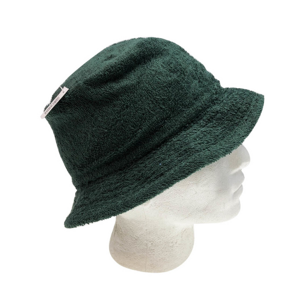 Br Apparel Stingy Brim Terry Towelling Bucket Hat Daggy Fishing Camping Lad Cap 100% Cotton Bottle Green S/M Hats & Headwear