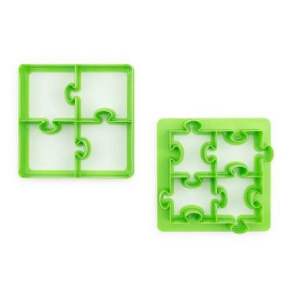 Montii.Co Lunch Punch Sandwich Cutters | Puzzles Cookie Cutters