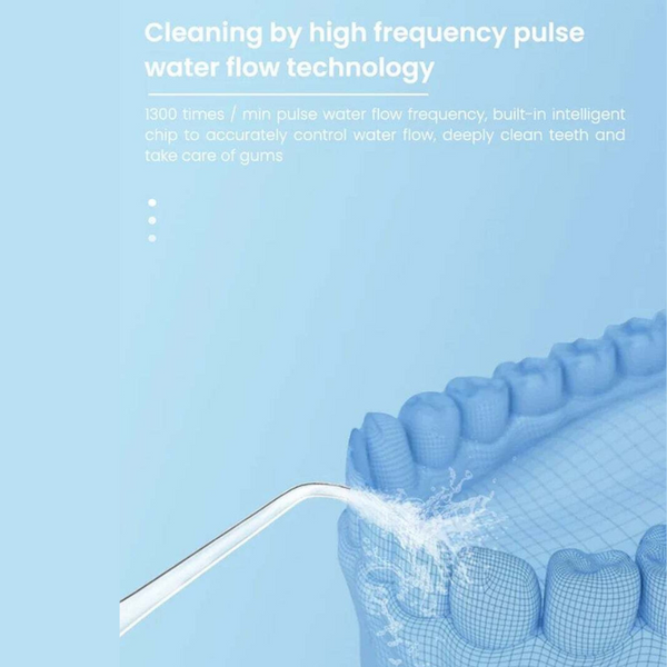 Waterproof Oral Irrigator Dental Jet Usb Rechargeable Flosser 220Ml Tank Air & Water Flossers