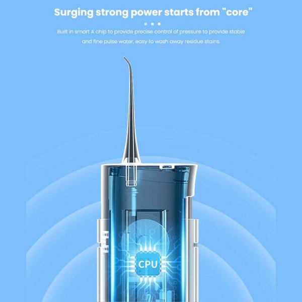 Waterproof Oral Irrigator Dental Jet Usb Rechargeable Flosser 220Ml Tank Air & Water Flossers