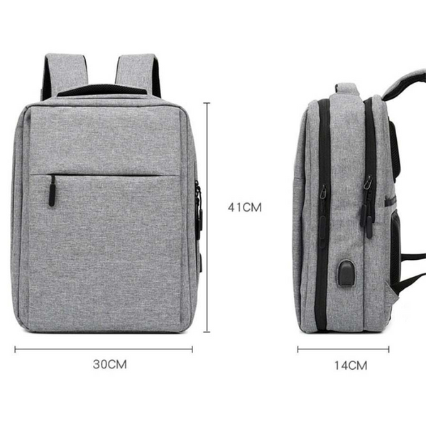 Backpack For Men Portable Usb Charging Bag Laptop 15.6 Inch Multifunctional Backpacks
