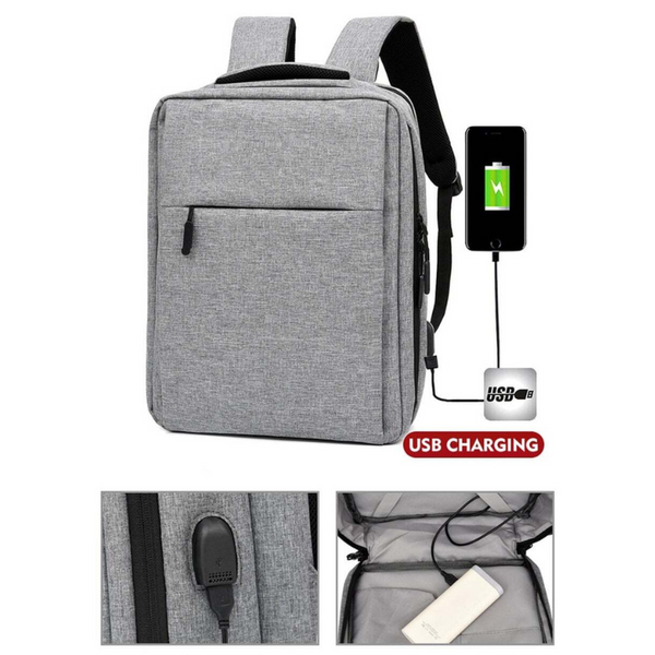 Backpack For Men Portable Usb Charging Bag Laptop 15.6 Inch Multifunctional Backpacks