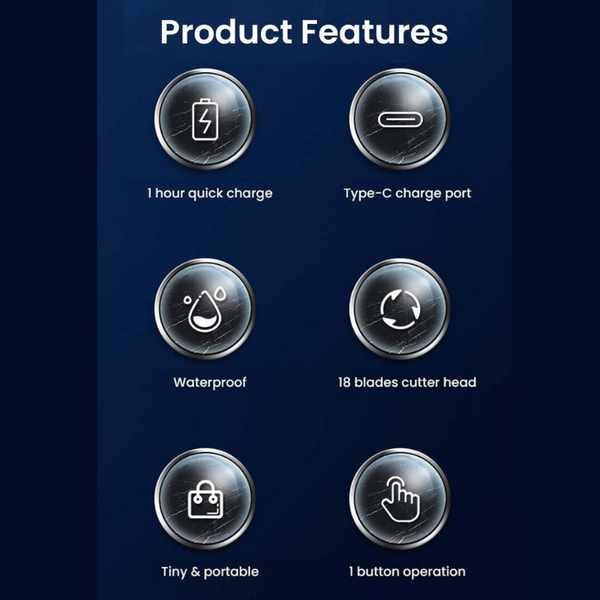 Men's Shavers Mini Electric Razor Shave Portable Shaver Pocket Size Outdoor