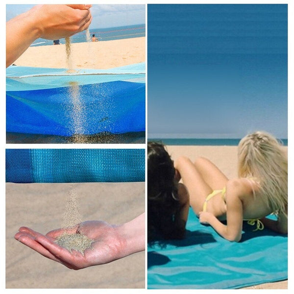 Updated Beach Mat Sand Free Waterproof Blanket 3 Picnic Accessories