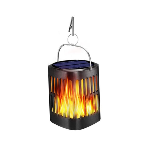 Upgraded Solar Lanterns Outdoor Hanging Ollivage Dancing Flame Torch Lights Powered Umbrella Night