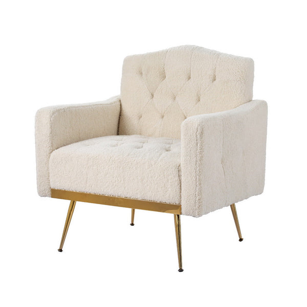 Artiss Armchair Boucle Beige Nicole Sofas Armchairs & Couches