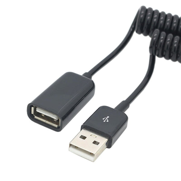 Usb 2.0 Extension Cable Male To Female Retractable Spring Type 3M Usb Cables Hubs & Adapters