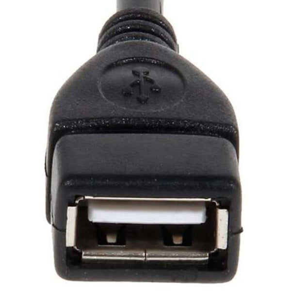 Usb 2.0 Female To Mini 5 Pin Male Host Extension Cable Black Cables & Adapters