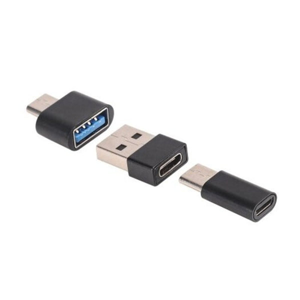 Usb 2.0 Female To 3.1 Type C Male Converter Black Cables & Adapters
