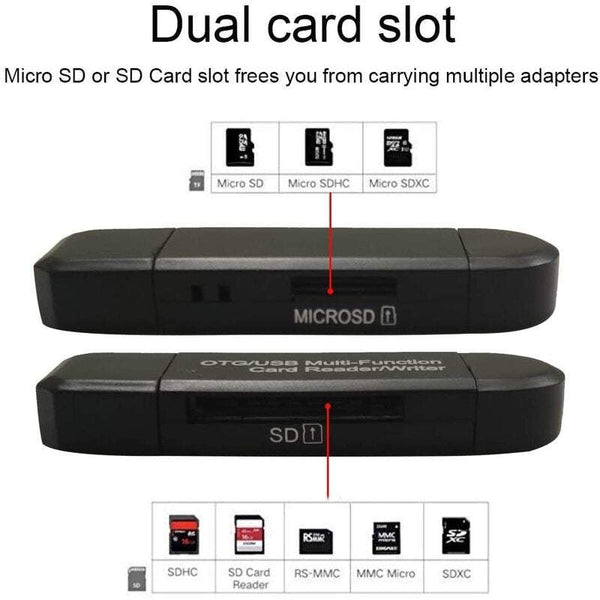Card Readers Usb 2.0 Portable Memory Become Micro Adapter For Sdxc Sdhc Mmc Rs And Uhs I Memory Card Readers & Adapters