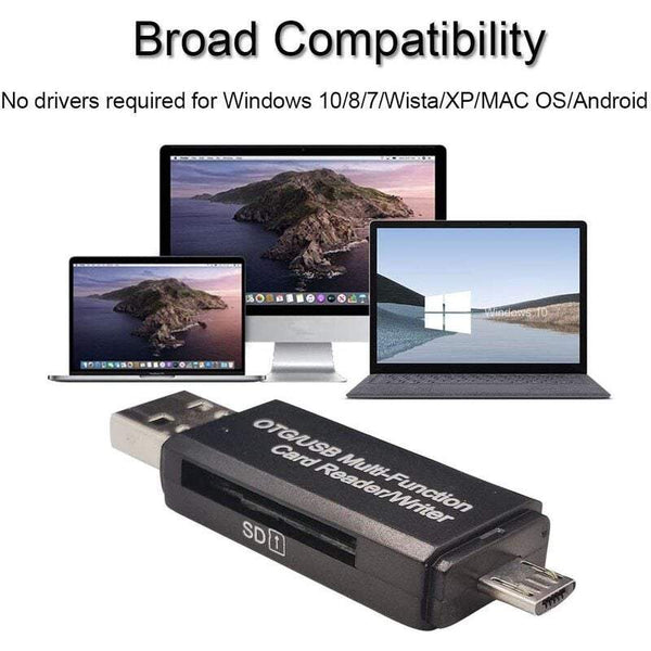 Card Readers Usb 2.0 Portable Memory Become Micro Adapter For Sdxc Sdhc Mmc Rs And Uhs I Memory Card Readers & Adapters