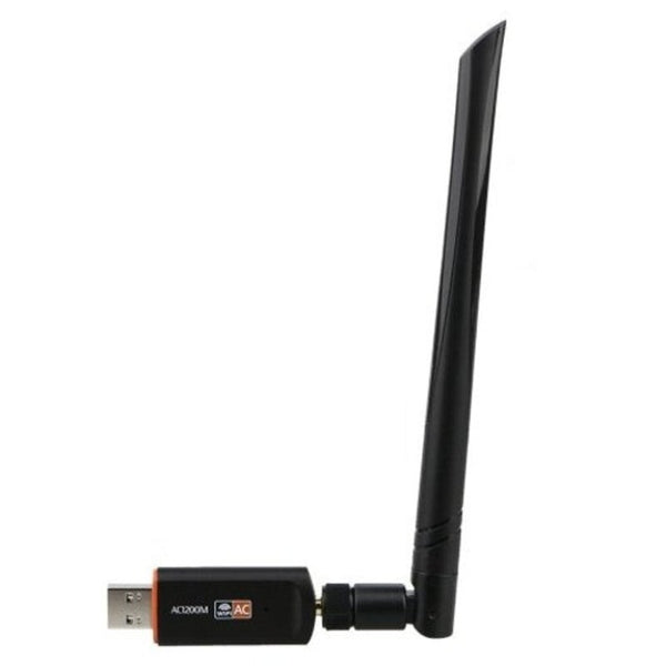Usb 3.0 1200M Wifi Adapter Dual Band 5.0G 2.4Ghz Rtl8812bu Wireless Network Card Black
