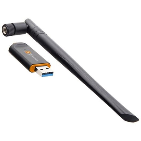 Usb 3.0 1200M Wifi Adapter Dual Band 5.0G 2.4Ghz Rtl8812bu Wireless Network Card Black Usb Wi Fi Adapters/Dongles
