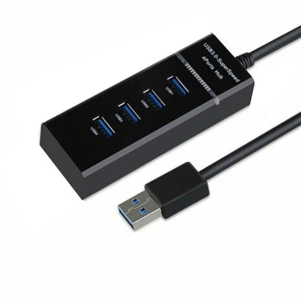 Usb 3.0 Hub High Speed 4 Port Independent Switch Four Bit Splitter Multi Interface Professional Usb Cables Hubs & Adapters