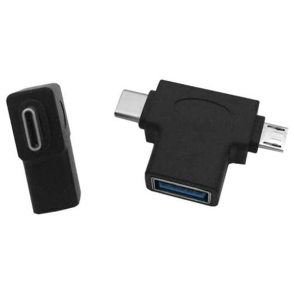 Usb 3.0 Cable Adapter Micro Type In 1 Converter For Xiaomi / Samsung Black