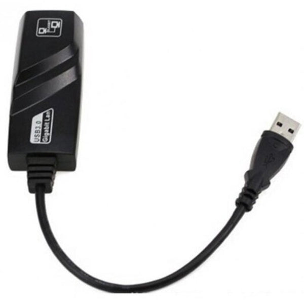 Usb 3.0 To Rj45 Ethernet Lan Network Adapter 1000Mbps Black Usb Cables Hubs & Adapters