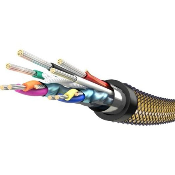 Usb 3.0 C Type Cable With Nylon Braided Aluminum Yellow 1M Cables & Adapters