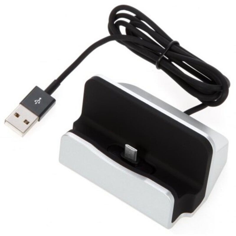 Usb 3.1 Type C Docking Station Stand Charger Charging Cradle Silver Chargers & Cradles