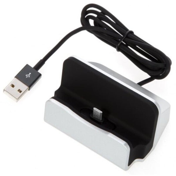 Usb 3.1 Type C Docking Station Stand Charger Charging Cradle Silver Chargers & Cradles