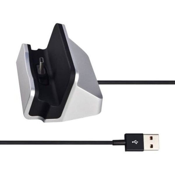 Usb 3.1 Type C Docking Station Stand Charger Charging Cradle Silver Chargers & Cradles