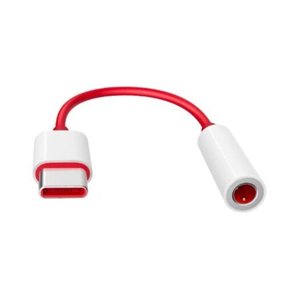 Usb 3.1 Type C To 3.5Mm Jack Audio Adapter For Oneplus 6T / 7 5T 2Pcs Red Cables & Adapters