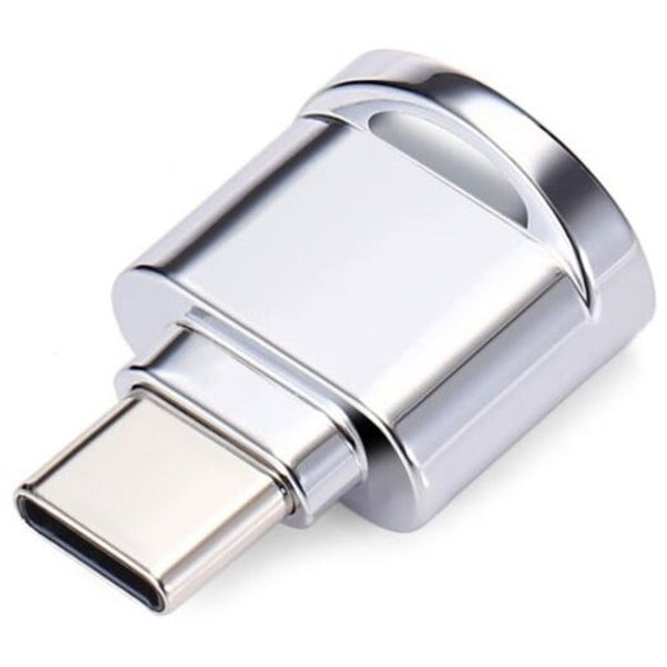 Usb 3.1 Type C To Micro Sd Card Reader Adapter Silver