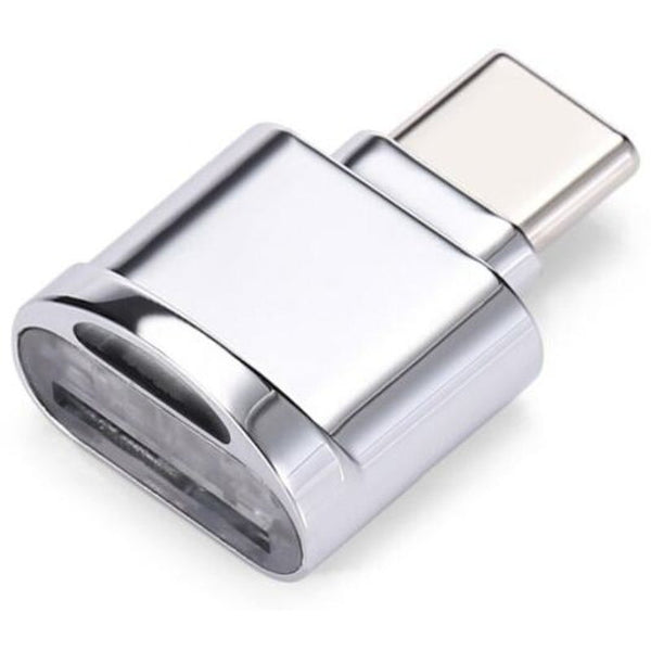Usb 3.1 Type C To Micro Sd Card Reader Adapter Silver