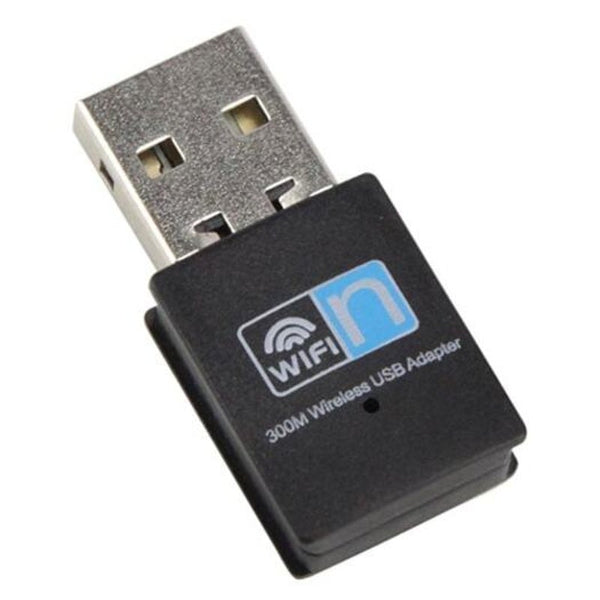 Usb 300M Wireless Wifi Receiver Black