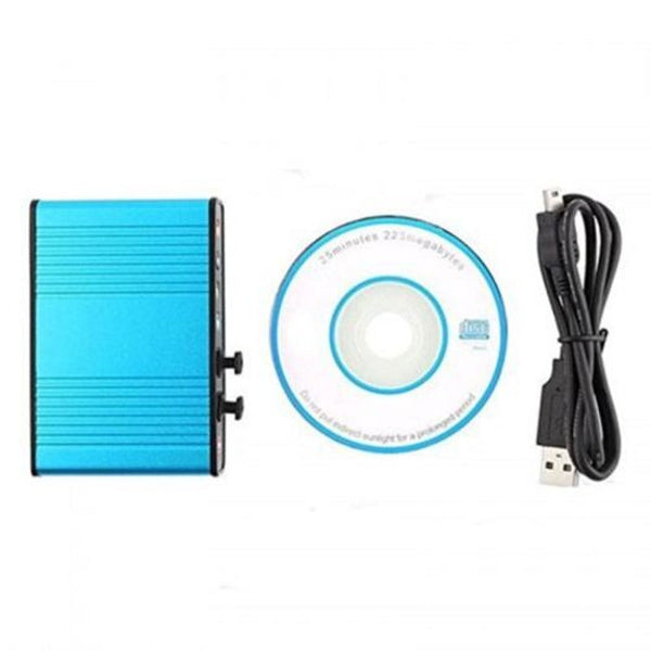Usb 6 Channel 5.1 External Optical Audio Sound Card Butterfly Blue Sound Cards (External)