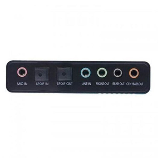 Usb 6 Channel 5.1 External Optical Audio Sound Card Butterfly Blue Sound Cards (External)