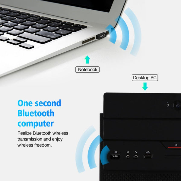 Usb Bluetooth 5 Adapter For Pc Wireless 5.0 Dongle Audio Receiver 4.0 Laptop Transmitter Mini Adapters Ble Sender