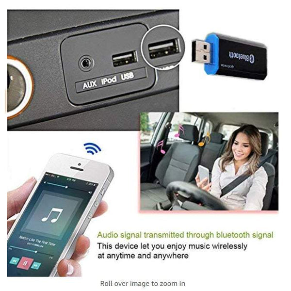 Speakers Usb Bluetooth Receiver Adapter Wireless Audio Car Kit Music / Stereo Sound System Headphone Other Car Audio