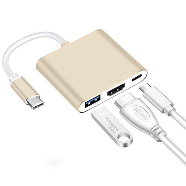 Converters Adapters Usb Charger Aluminum Type To Hdmi 3.0 Usb Cables Hubs & Adapters
