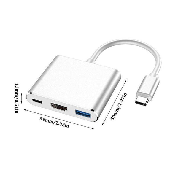 Converters Adapters Usb Charger Aluminum Type To Hdmi 3.0 Usb Cables Hubs & Adapters