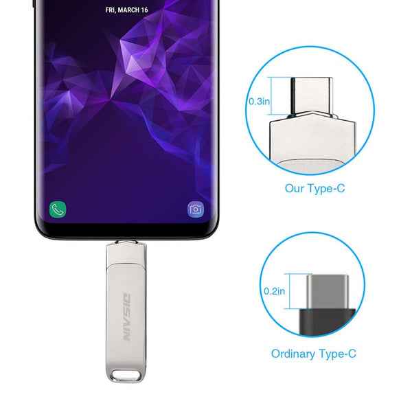 Usb C Dual Flash Drive Usb3.1 Type High Speed Thumb Memory Stick Compatible With Samsung Galaxy Android Usb Flash Drives