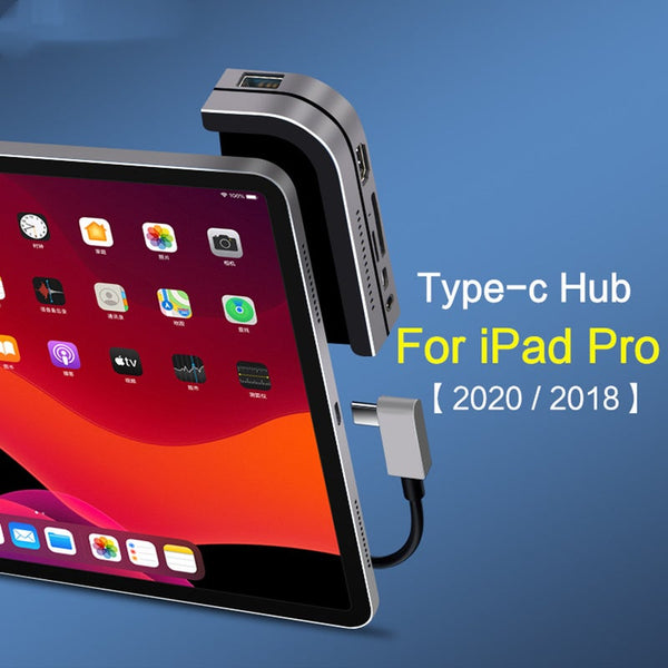 Usb C Hub For Ipad Pro 11 12.9 2020 2018 Type Dock 3.0 Hdmi 3.5Mm Pd Port Splitter Adapter Converter Tablet Usb Cables Hubs & Adapters
