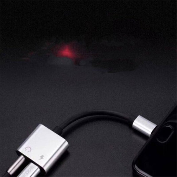 Usb C To 3.5Mm Earphone Type Female Power Charging Combo Adapter Converter Silver Cables & Adapters