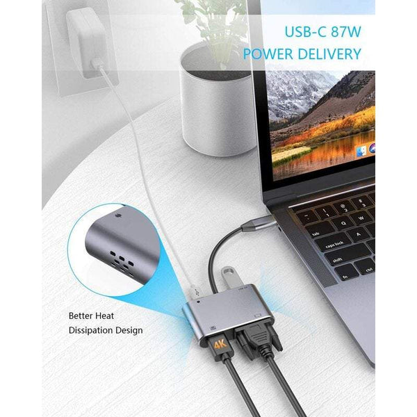 Photography Videography Usb C To Hdmi Vga Adapter Type 4K Ultra Converter