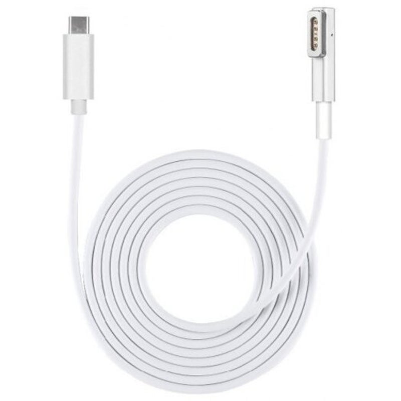 Usb C To Magsate 1 L Tip Power Adapter Cable For Macbook Pro / Air White Laptop Power Adapters/Chargers
